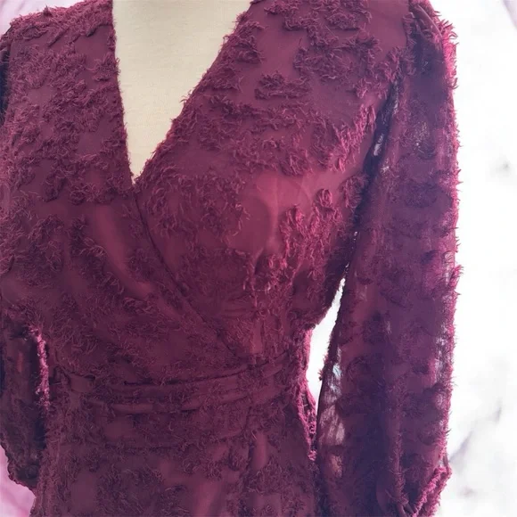 Rosa Floral Wrap Romantic Maxi Dress - Picture 7 of 7